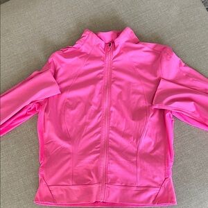 Lululemon Bright Hot Pink Zip-Up Athletic Jacket